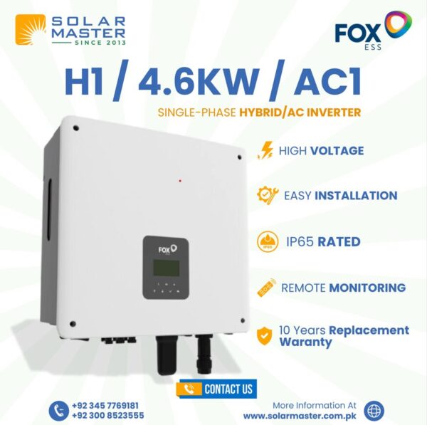 Fox 4.6KW Hybrid Solar Inverter