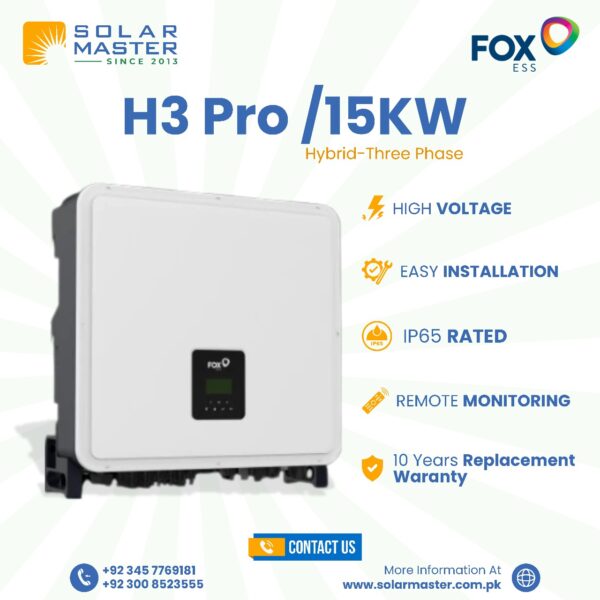 Fox 15kW Hybrid Solar Inverter Price in Pakistan