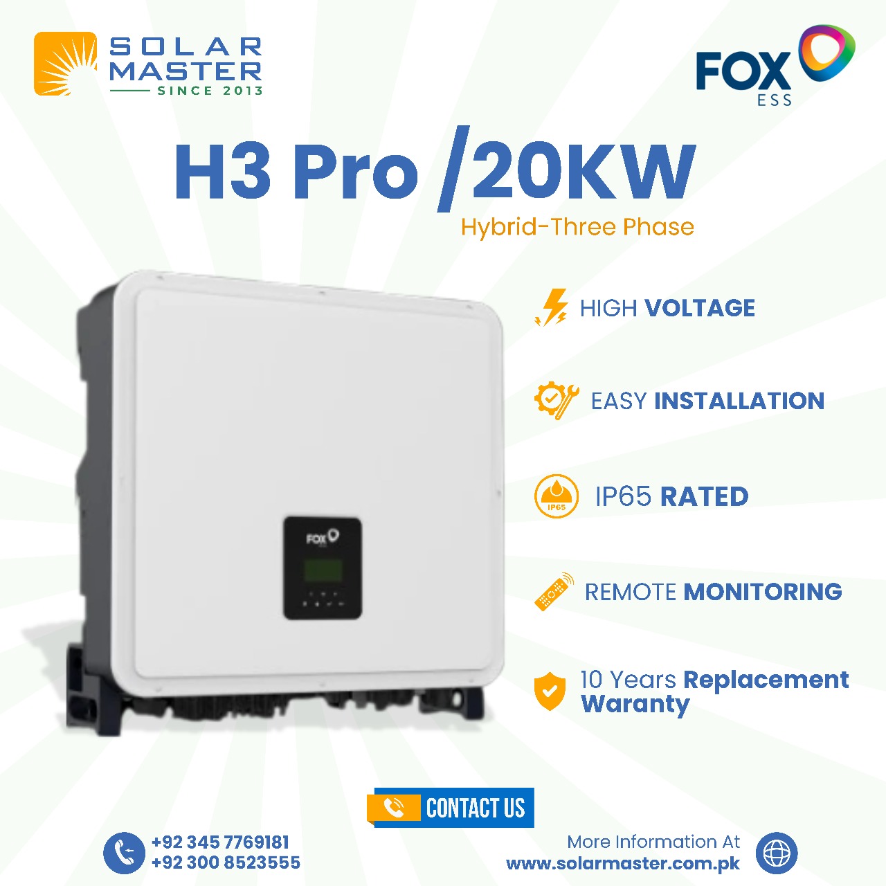 20KW Hybrid Solar Inverter